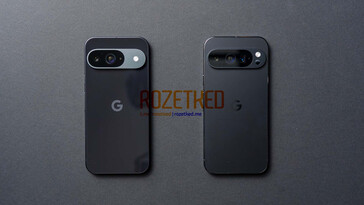Pixel 9 i Pixel 9 Pro od lewej do prawej. (Źródło zdjęcia: Rozetked)