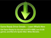 NVIDIA GeForce Game Ready Driver 526.98 - co nowego (Źródło: GeForce Experience app)