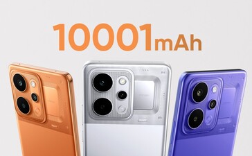 Realme P4 Power 5G jest wyposażony w potężną baterię o pojemności 10 001 mAh (źródło obrazu: Realme)