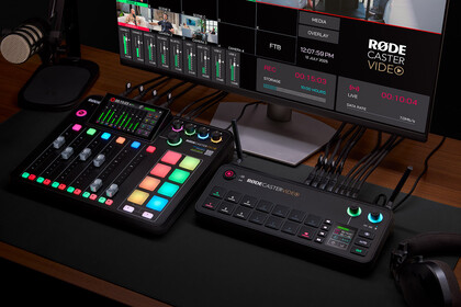 Rodecaster w studiu