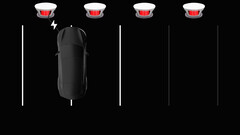 Parkowanie na linii przy Superchargers może być nieuniknione (zdjęcie: Tesla App Updates/X)