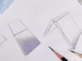 Szkice modelu Magic V Flip2 (źródło zdjęcia: Jimmy Choo na Instagramie)