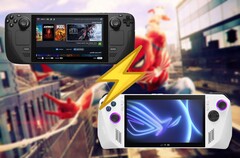 Steam Deck zmagał się ze Spider-Manem 2, podczas gdy ROG Ally radził sobie przyzwoicie. (Źródło obrazu: Steam, Asus, Valve, edytowane)