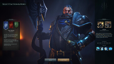 Ilustracja przedstawiająca bohatera z gry „Age of Darkness: Final Stand”.