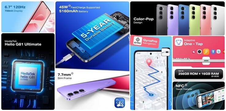 Kluczowe cechy Infinix Hot 60i (źródło obrazu: Infinix)