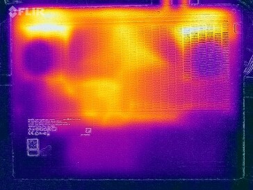 Test naprężeń temperatury powierzchni (górna strona)