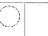Najnowszy schemat "OnePlus Fold". (Źródło: Digital Chat Station via Weibo)