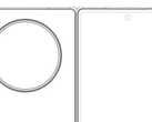 Najnowszy schemat "OnePlus Fold". (Źródło: Digital Chat Station via Weibo)