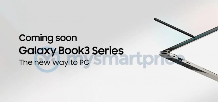 Samsung Galaxy Book3 promo. (Źródło obrazu: MySmartPrice)