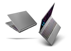 14-calowy notebook klasy średniej z procesorem Intel Raptor Lake-H i grafiką RTX 4000. (Źródło obrazu: Acer)