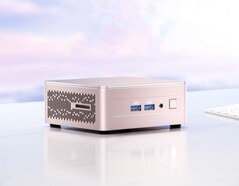 Mini komputer Geekom A5 jest wyposażony w procesor AMD APU, do 64 GB pamięci RAM oraz ma złote wykończenie.