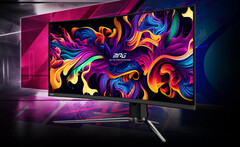 MPG 341CQPX nie jest wyposażony w panel QD-OLED Gen 2.5, jak sugerowały przedpremierowe informacje. (Źródło obrazu: MSI)