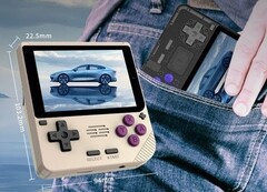 Powkiddy reklamuje V10 jako kieszonkowy, podobnie jak wiele innych niedawnych handheldów do gier retro. (Źródło zdjęcia: Powkiddy - edytowane)