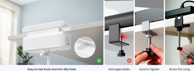 Listwa zasilająca Anker Nano (10 w 1, 70 W, zacisk)