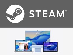 Aplikacja Steam działa teraz natywnie na Apple Silicon. (Źródło obrazu: Steam, Apple - edytowane)