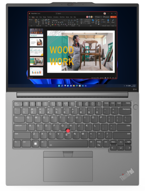 Lenovo ThinkPad E14 Gen 5 - Arctic Grey. (Źródło obrazu: Lenovo)