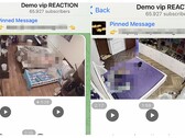 Zrzuty ekranu z grupy Telegram pokazują nagrania z kamer w sypialniach na sprzedaż