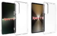 Obudowa Xperia 1 VI (6) vs obudowa Xperia 1 VII (7). (Źródło obrazu: /leaks &amp; @mobaziro)