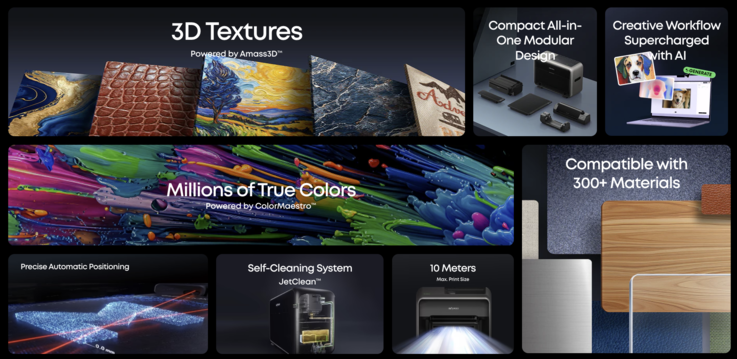 Obsługa tekstur i materiałów dla drukarki E1 UV.