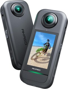 Kamera sportowa Akaso 360 wyposażona jest w superpłynną stabilizację 360° zapewniającą stabilny materiał filmowy (źródło obrazu: Akaso)