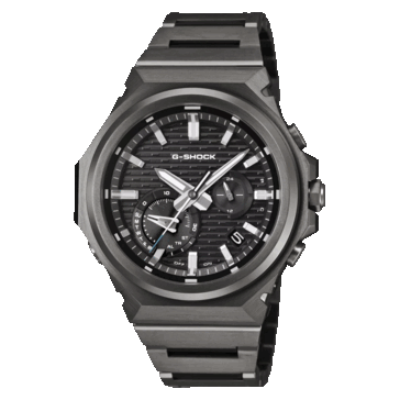 Zegarek G-Shock GST-B1000BD-1A ma czarną tarczę