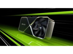 Zdjęcie promocyjne karty graficznej Nvidia RTX 4090 na czarno-zielonym tle. (Źródło obrazu: Nvidia)