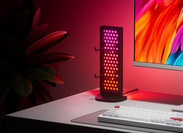 Nanoleaf Pegboard Desk Dock po stronie haka (źródło zdjęcia: Nanoleaf PR)