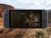 Aktualizacja Red Dead Redemption Switch 2 działająca na urządzeniu przenośnym (źródło obrazu: Rockstar Games, Nintendo z poprawkami)