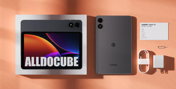 Urządzenie Alldocube iPlay 80 mini Pro wraz z opakowaniem i akcesoriami