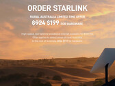 Wiejska Australia i Nowa Zelandia dostaną umowę na internet Starlink (obraz: SpaceX)