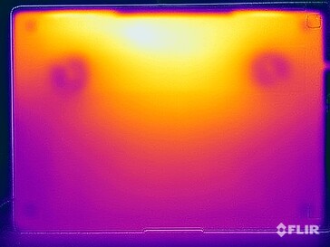 Test naprężenia w temperaturze powierzchni (dół)