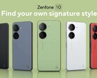 Zenfone 10 będzie dostępny w różnych kolorach. (Źródło obrazu: ASUS)