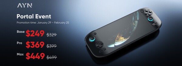 AYN obniżył cenę Odin 2 Portal przez ograniczony czas. (Źródło zdjęcia: AYN)