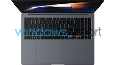 Wczesne spojrzenie na prawdopodobnie Galaxy Book4 Ultra. (Źródło obrazu: Windows Report)