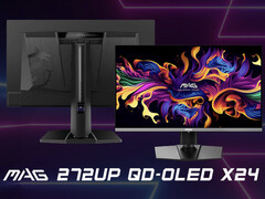 MAG 272UP X24 jest okrojoną wersją MPG 272URX w kilku obszarach. (Źródło obrazu: MSI)