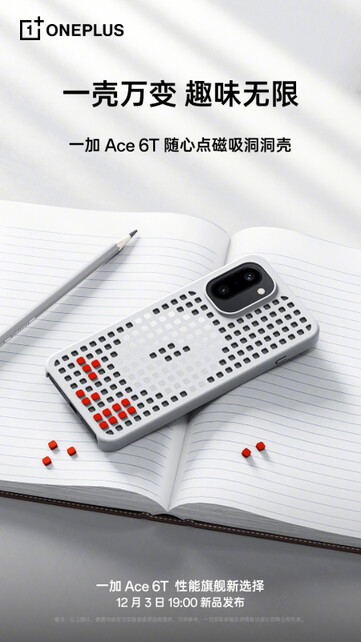 OnePlus Ace 6T Hole Pattern Magnetic Case. (Źródło zdjęcia: OnePlus)
