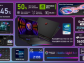 Gamingowy laptop MSI Raider GE78 HX został zaprezentowany na targach CES 2023 (image via MSI)