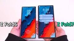 Praktyczny film przedstawiający atrapę Samsunga Galaxy Z Fold7, również porównaną bezpośrednio z poprzednikiem. (Źródło obrazu: TheSinza, Youtube)