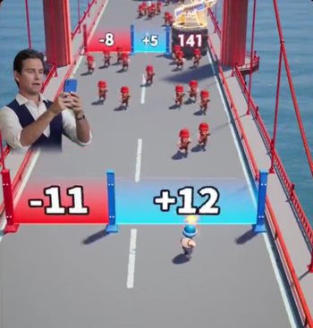 Kadr z reklamy, o której mowa. (Źródło obrazu: TikTok)