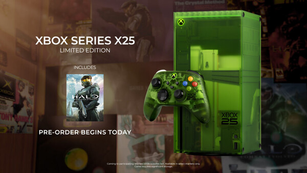 Konsola Xbox Series X25 Limited Edition zawiera bezpłatną wersję gry „Halo: Campaign Evolved” do pobrania.