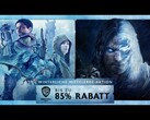 Najnowszą z przecenionych gier jest "Śródziemie: Cień wojny", która została wydana w październiku 2017 roku. (Źródło: Steam)