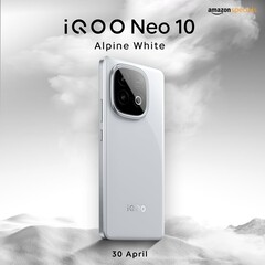 IQoo Neo 10 w kolorze alpejskiej bieli