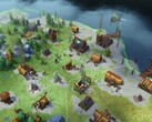 Zdjęcie przedstawiające wioskę w grze „Northgard: Definitive Edition”.