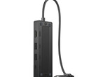 HP USB-C Travel Hub G3 waży zaledwie 63,5 g i mierzy 116 x 42 x 14 mm. (Źródło zdjęcia: HP)