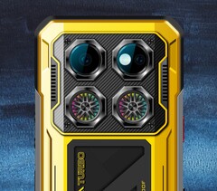 Model Oukitel WP600 posiada dwa wentylatory.