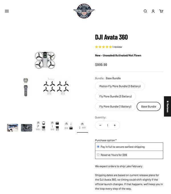 (Źródło zdjęcia: US Drone Supply)