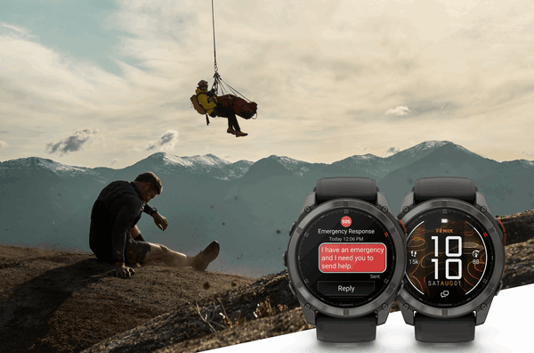 Fenix 8 Pro obsługuje komunikację satelitarną, ale za płatną zaporą. (Źródło zdjęcia: Garmin)