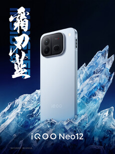 iQOO w wersji kolorystycznej Frost Blade Blue Black