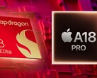 Snapdragon 8 Elite vs A18 Pro vs Dimensity 9400: Apple prowadzi pod względem wydajności, Qualcomm prowadzi pod względem wydajności wielordzeniowej. (Źródło obrazu: Qualcomm, Apple)