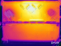 Test wytrzymałości na temperaturę powierzchni (tył bez podstawki)